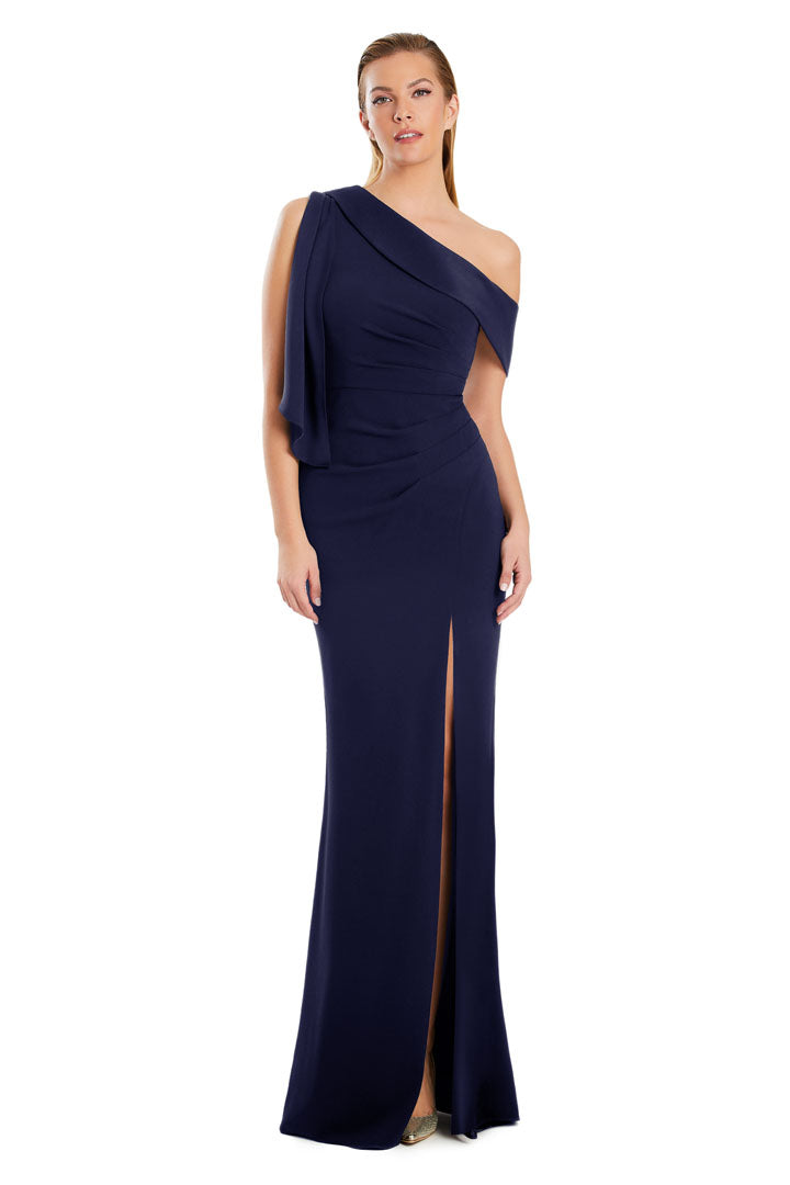 Alexander by Daymor 3058S25 Fitted Long Evening Gown Slit Formal Dress