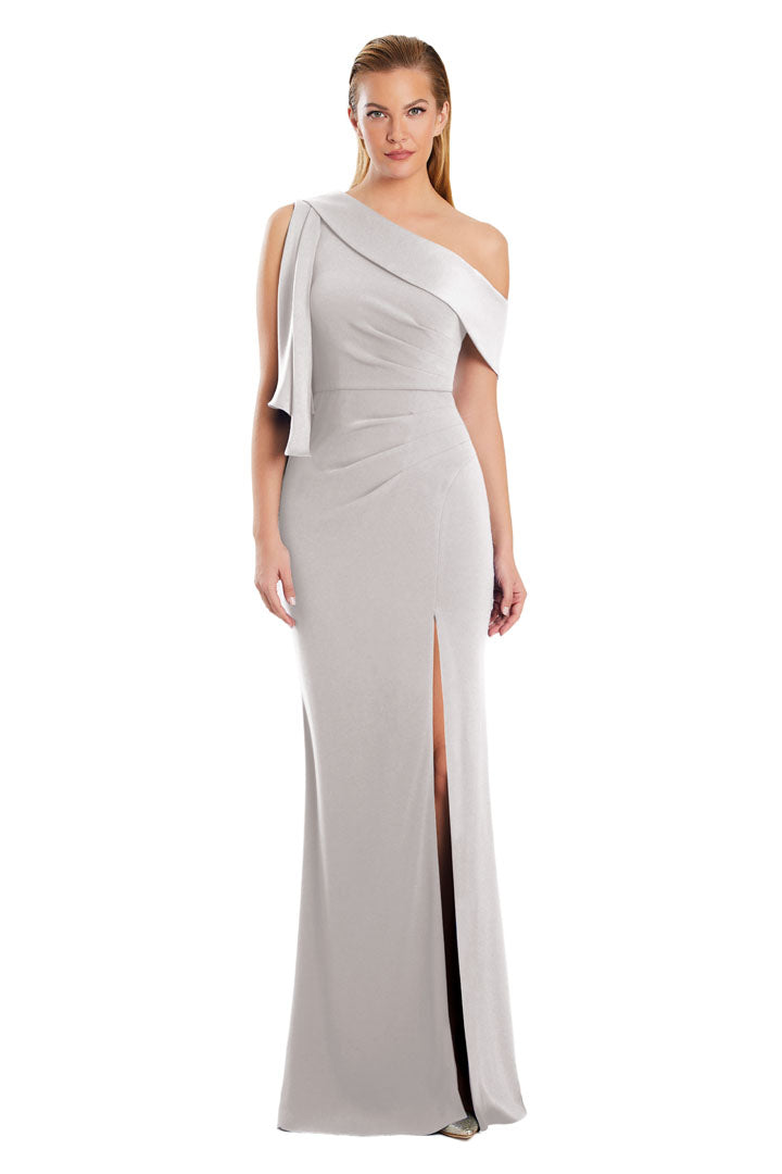 Formal Dresses Fitted Long Evening Gown Slit Formal Dress Stone