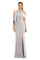 Formal Dresses Fitted Long Evening Gown Slit Formal Dress Stone