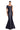 Prom Dresses Mermaid Long Formal Beaded Floral Prom Dress Black