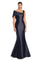 Prom Dresses Mermaid Long Formal Beaded Floral Prom Dress Black