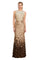 Formal Dresses Long Formal Two Tone Evening Dress Fros Mocha Mult