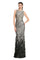 Formal Dresses Long Formal Two Tone Evening Dress Grey/Multi