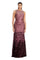 Formal Dresses Long Formal Two Tone Evening Dress Wine/Multi