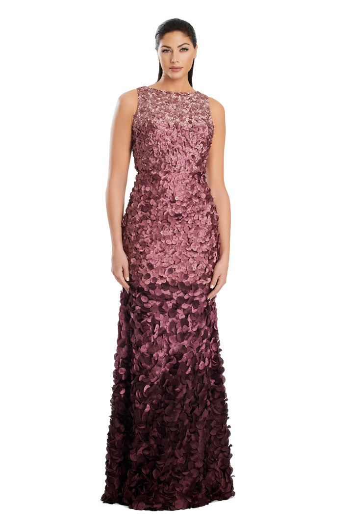Formal Dresses Long Formal Two Tone Evening Dress Wine/Multi