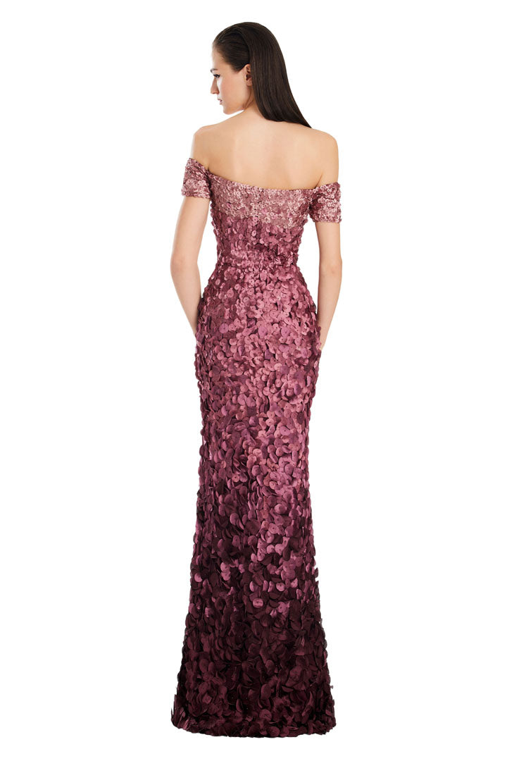 Prom Dresses Two Tone Long Formal Sequin Evening Dress Wine/Multi