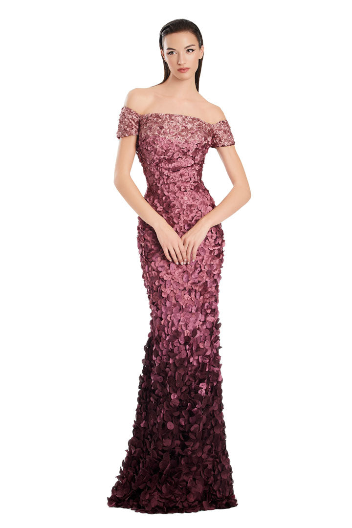 Alexander by Daymor 3063S25 Two Tone Long Formal Sequin Evening Dress