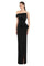 Formal Dresses Long Formal Fitted Ruffle Evening Dress Black