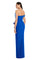 Formal Dresses Long Formal Fitted Ruffle Evening Dress Blue