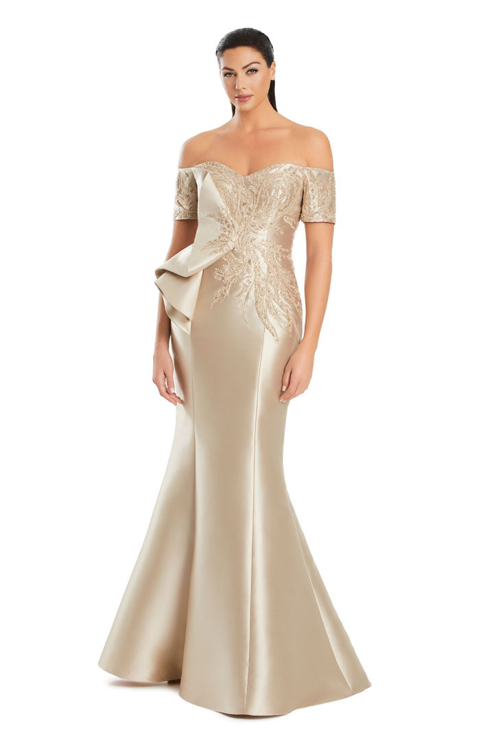 Formal Dresses Long Mermaid Formal Evening Beaded Dress Wheat