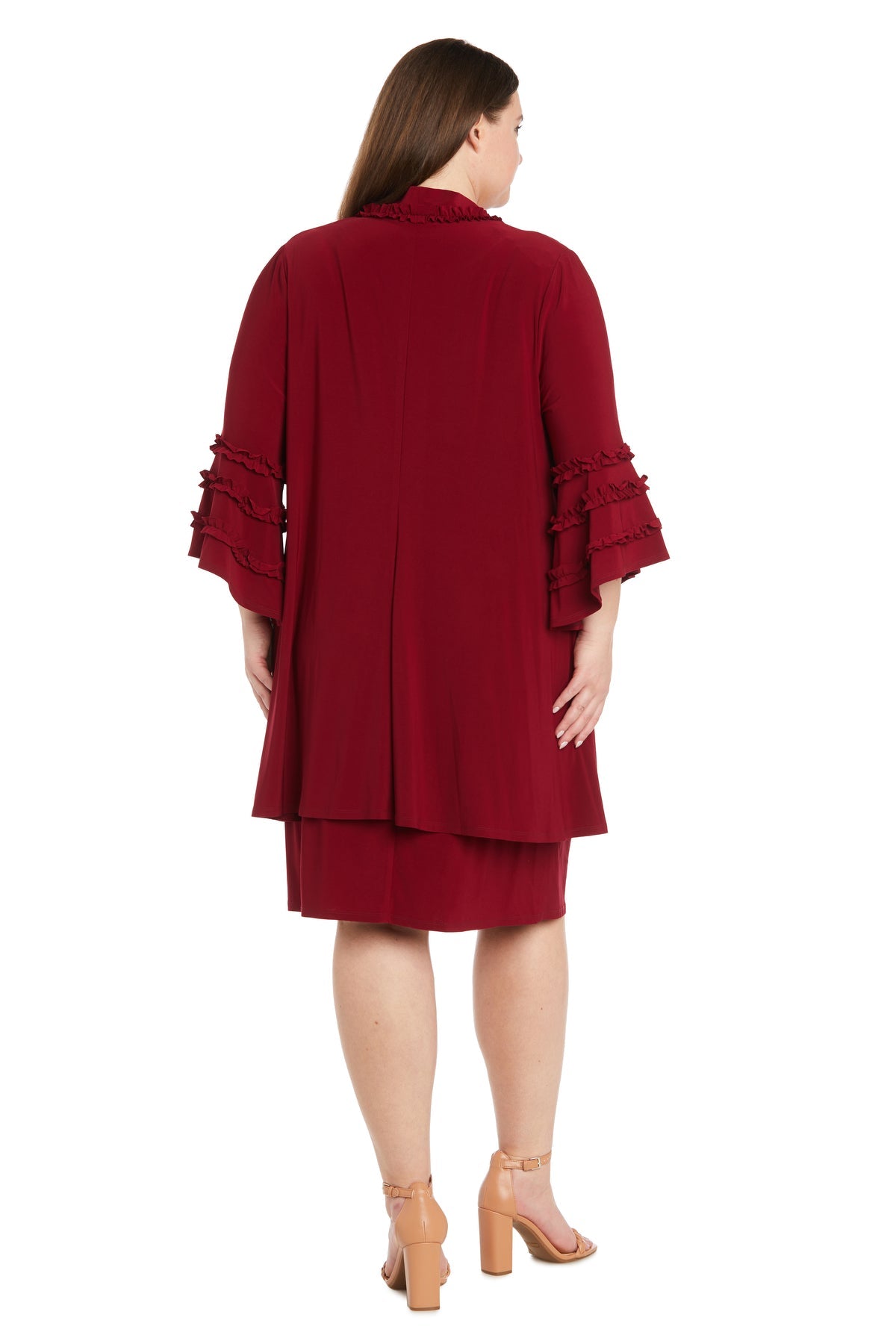 R&M Richards 3066W Short Mother of the Bride Plus Size Jacket Dress