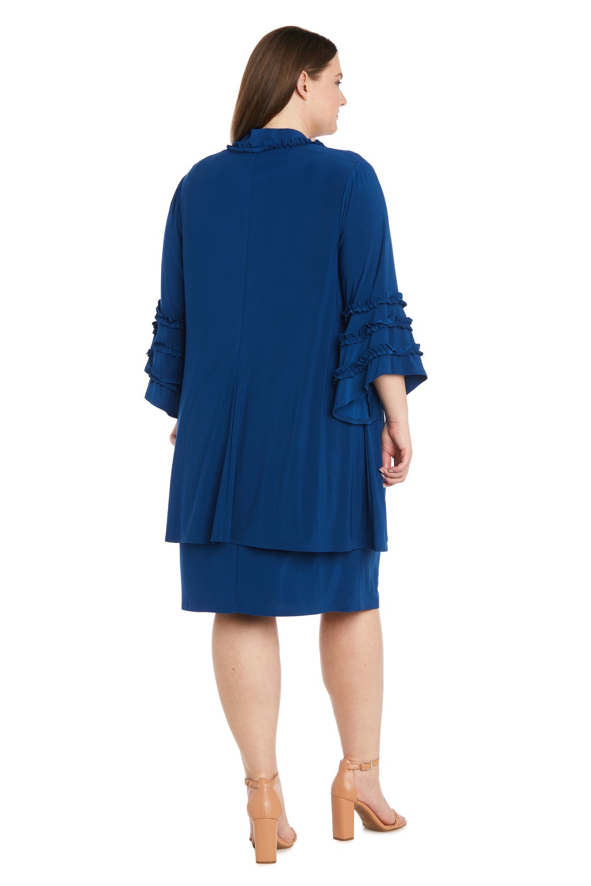 R&M Richards 3066W Short Mother of the Bride Plus Size Jacket Dress