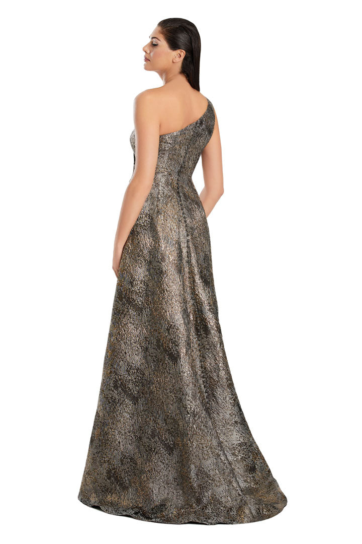 Alexander by Daymor 3067S25 A Line Long Formal Pleated Evening Prom Dress