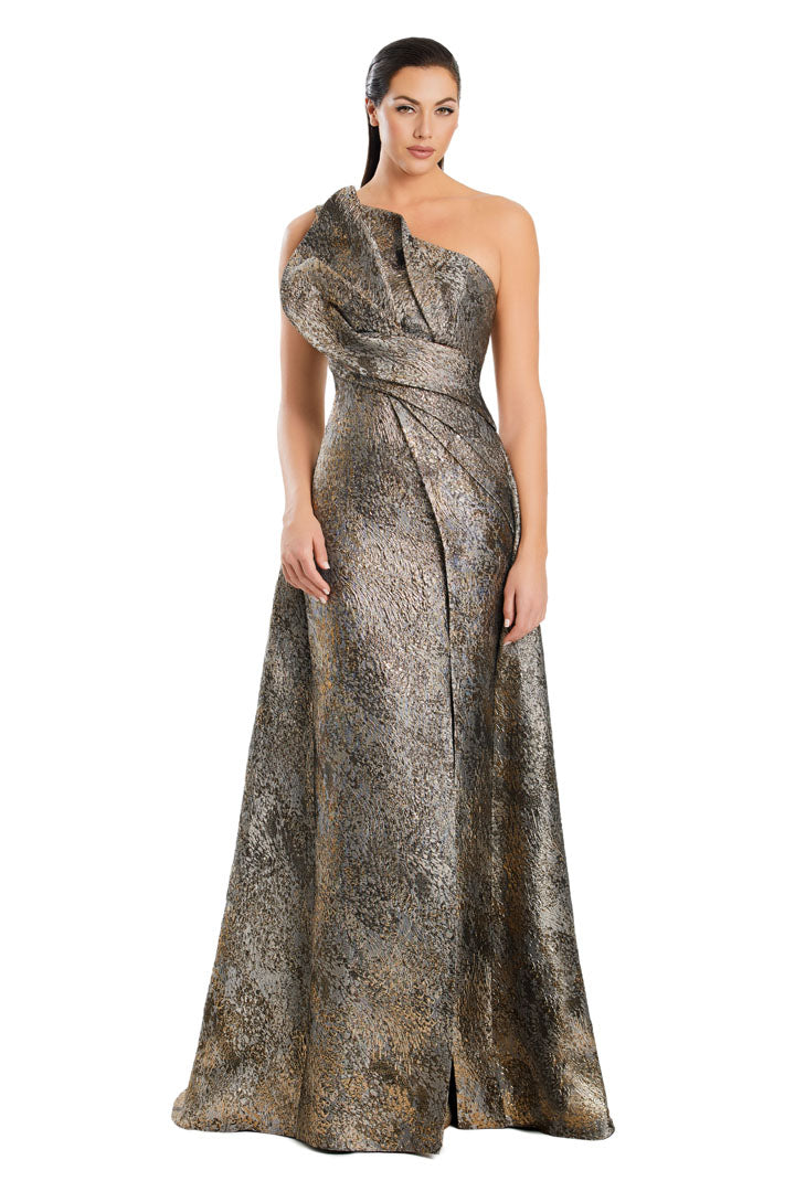 Prom Dresses A Line Long Formal Pleated Evening Prom Dress Bronze