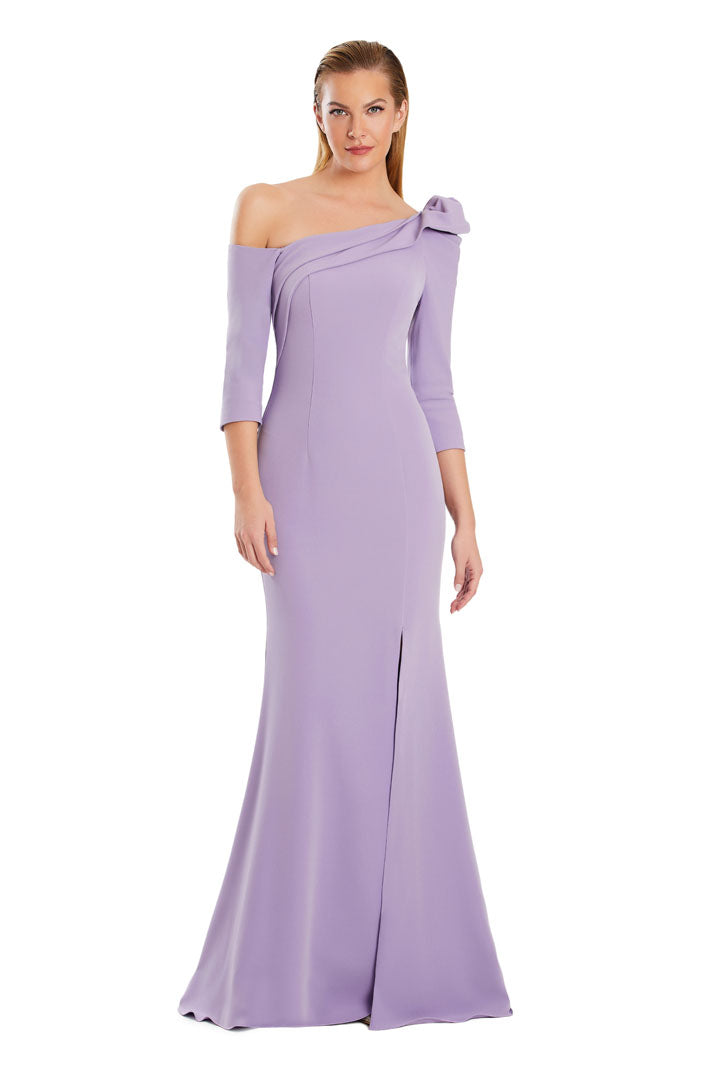 Alexander by Daymor 3069S25 Long Pleated Formal Slit Evening Dress