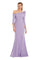 Formal Dresses Long Pleated Formal Slit Evening Dress Lavender