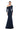 Formal Dresses Long Pleated Formal Slit Evening Dress Navy