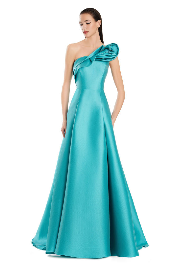 Alexander by Daymor 3075S25 A Line Slit Long Formal Pocket Prom Dress