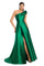 Prom Dresses A Line Slit Long Formal Pocket Prom Dress Emerald