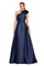 Prom Dresses A Line Slit Long Formal Pocket Prom Dress Navy