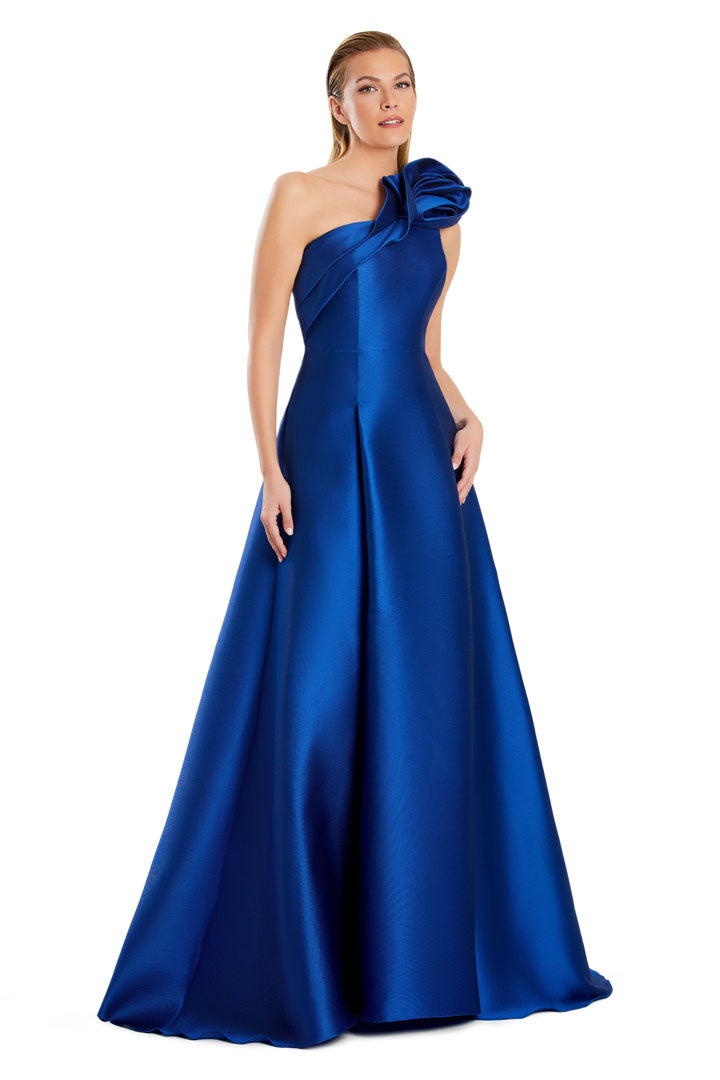 Alexander by Daymor 3075S25 A Line Slit Long Formal Pocket Prom Dress