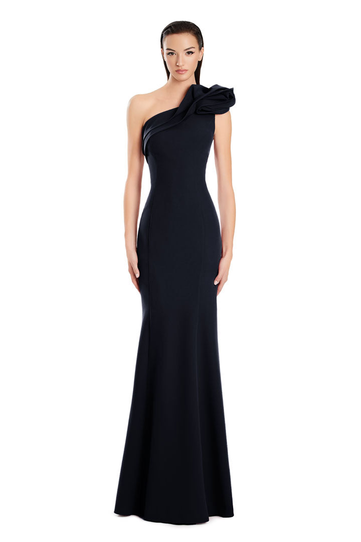 Formal Dresses Pleated Long Evening Formal Dress Black
