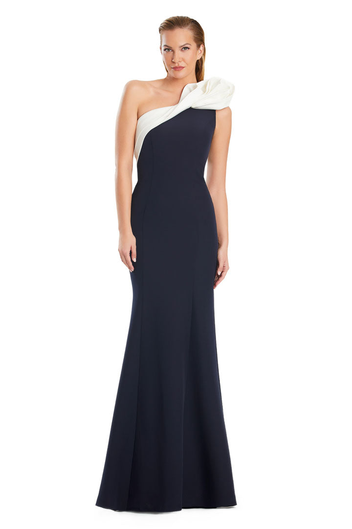 Alexander by Daymor 3076S25 Pleated Long Evening Formal Dress