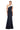 Formal Dresses Pleated Long Evening Formal Dress Navy/White