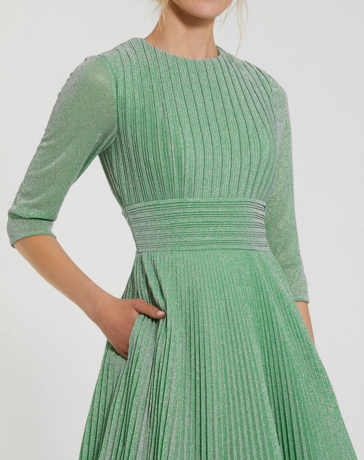Formal Dresses Long Pleated A Line Formal Evening Dress Sage