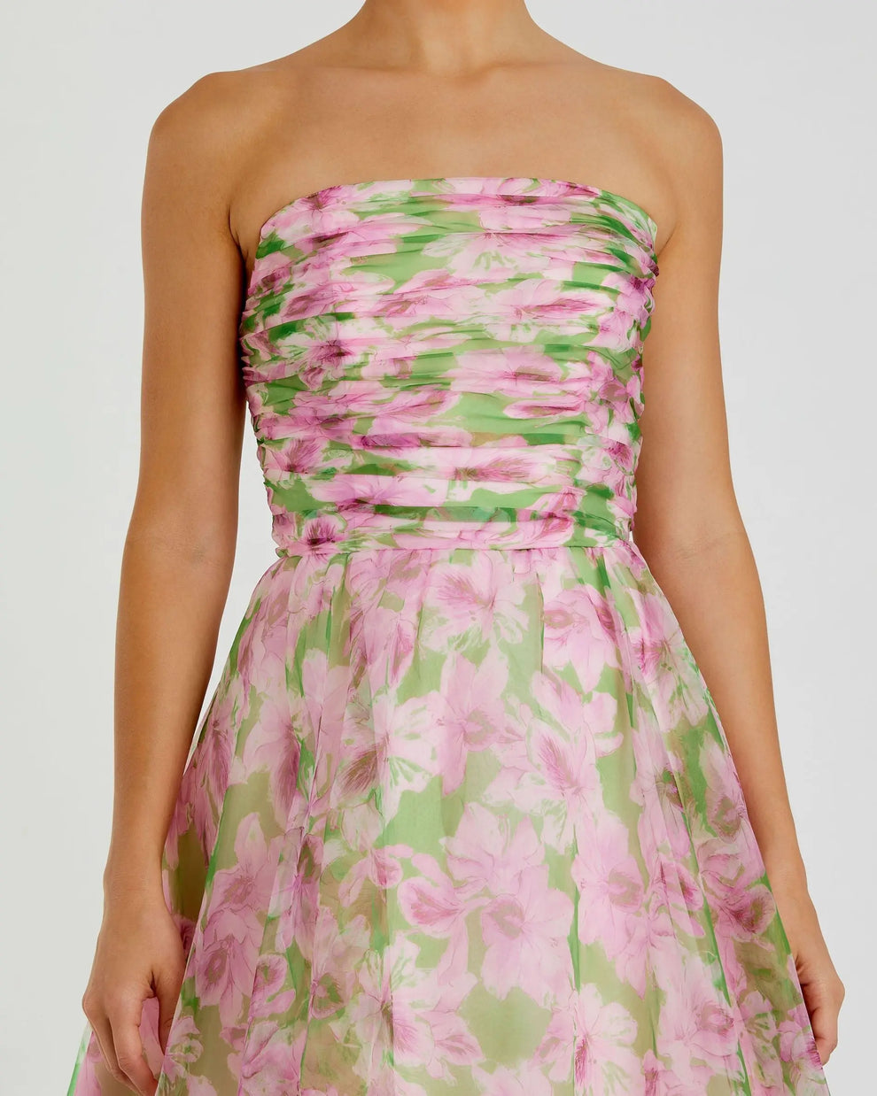 Prom Dresses Long Prom Formal Ruffle Dress Pink Multi