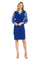 Cocktail Dresses Short Fitted 3D Floral Cocktail Dress Royal