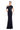 Formal Dresses Pleated Long Formal Fitted Evening Dress Black