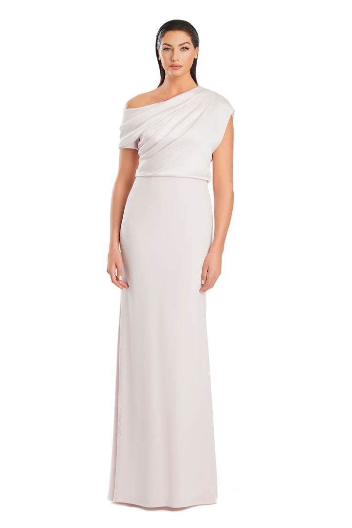 Alexander by Daymor 3083S25 Pleated Long Formal Fitted Evening Dress