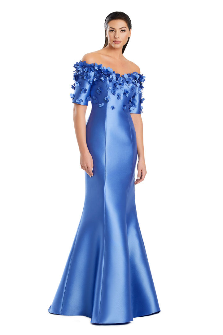 Formal Dresses Long Mermaid Applique Formal Evening Dress  Periwinkle