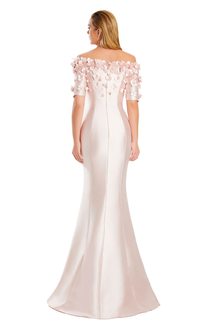 Formal Dresses Long Formal Applique Evening Dress Soft Pink