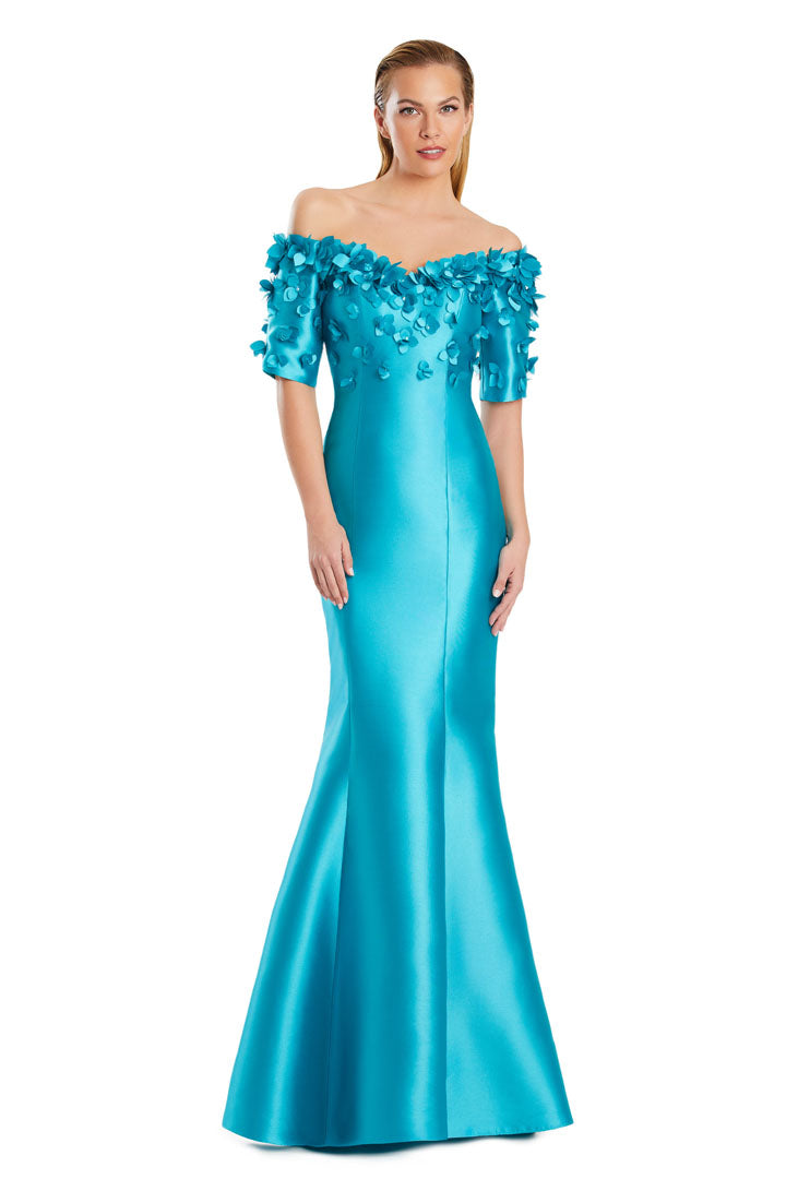 Formal Dresses Long Formal Applique Evening Dress Turquoise