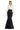 Formal Dresses Long Mermaid Formal Ruffle Dress Black/White