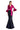 Formal Dresses Long Evening Gown Formal Ruffled Dress Navy/Fuchsia