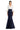 Formal Dresses Long Evening Gown Formal Ruffled Dress Navy/White