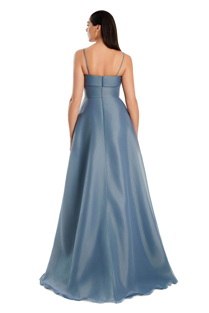 Formal Dresses A Line Long formal Jacket Evening Dress Slate