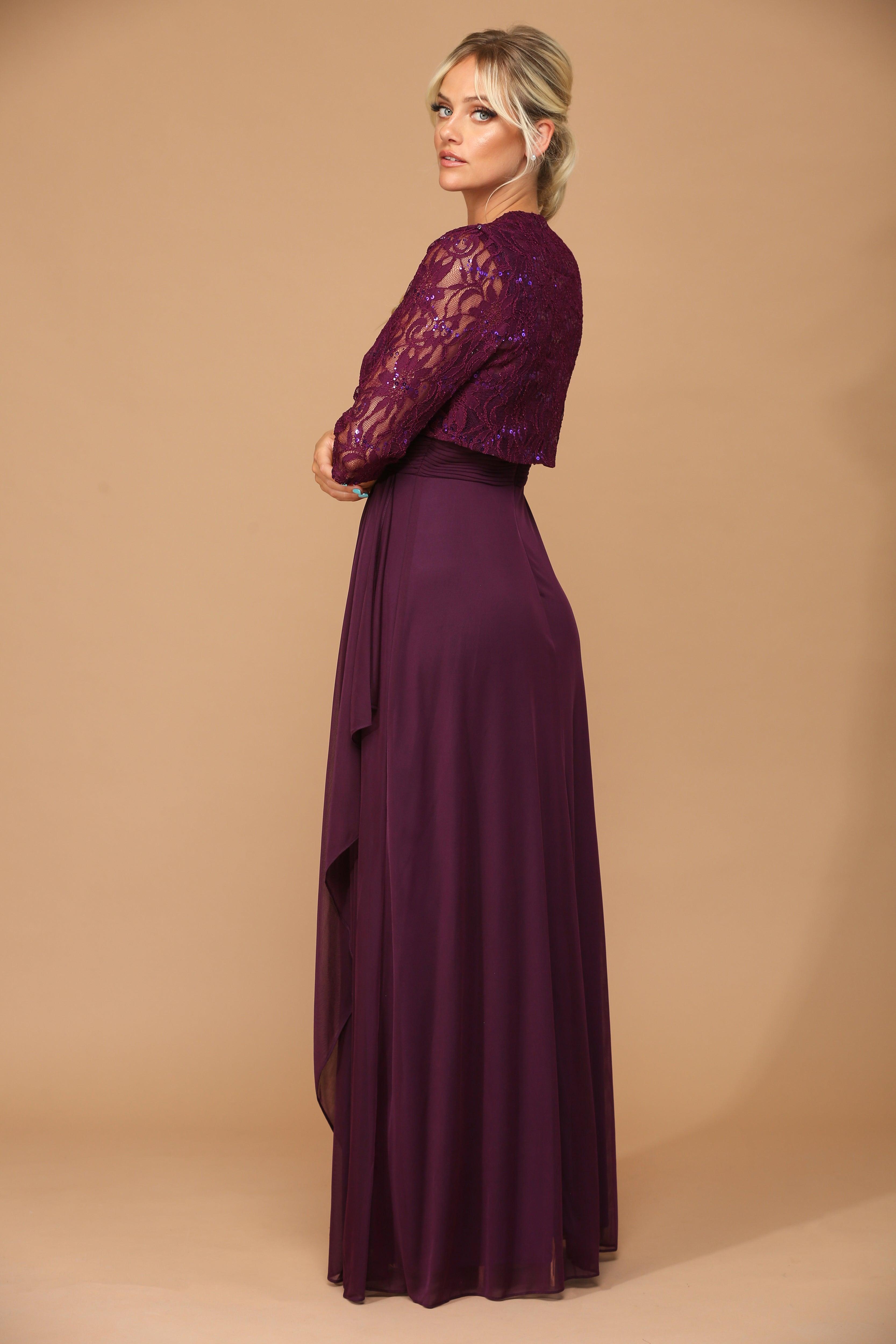 Mother of the Bride Dress Plum