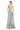 Formal Dresses Long Evening Printed Formal Dress Light Blue Gold