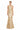 Formal Dresses Fitted Long Formal Evening Floral Dress Gold