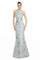 Formal Dresses Fitted Long Formal Evening Floral Dress Sage