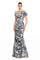 Formal Dresses Long Floral Formal Mermaid Evening Dress Grey/Silver