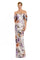 Formal Dresses Floral Long Print Formal Evening Dress Taupe/Multi