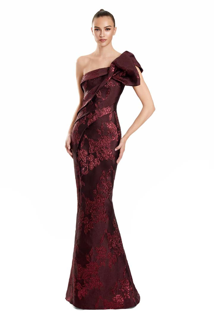 Alexander by Daymor 3105F25 Long Mermaid Formal Pleated Evening Dress