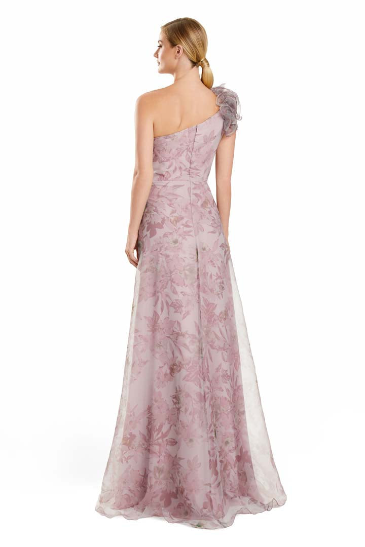 Alexander by Daymor 3106F25 Long Floral 3D Print Evening Formal Dress