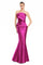 Formal Dresses Long Mermaid Floral Formal Evening Dress Fuchsia