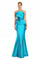 Formal Dresses Long Mermaid Floral Formal Evening Dress Turquoise